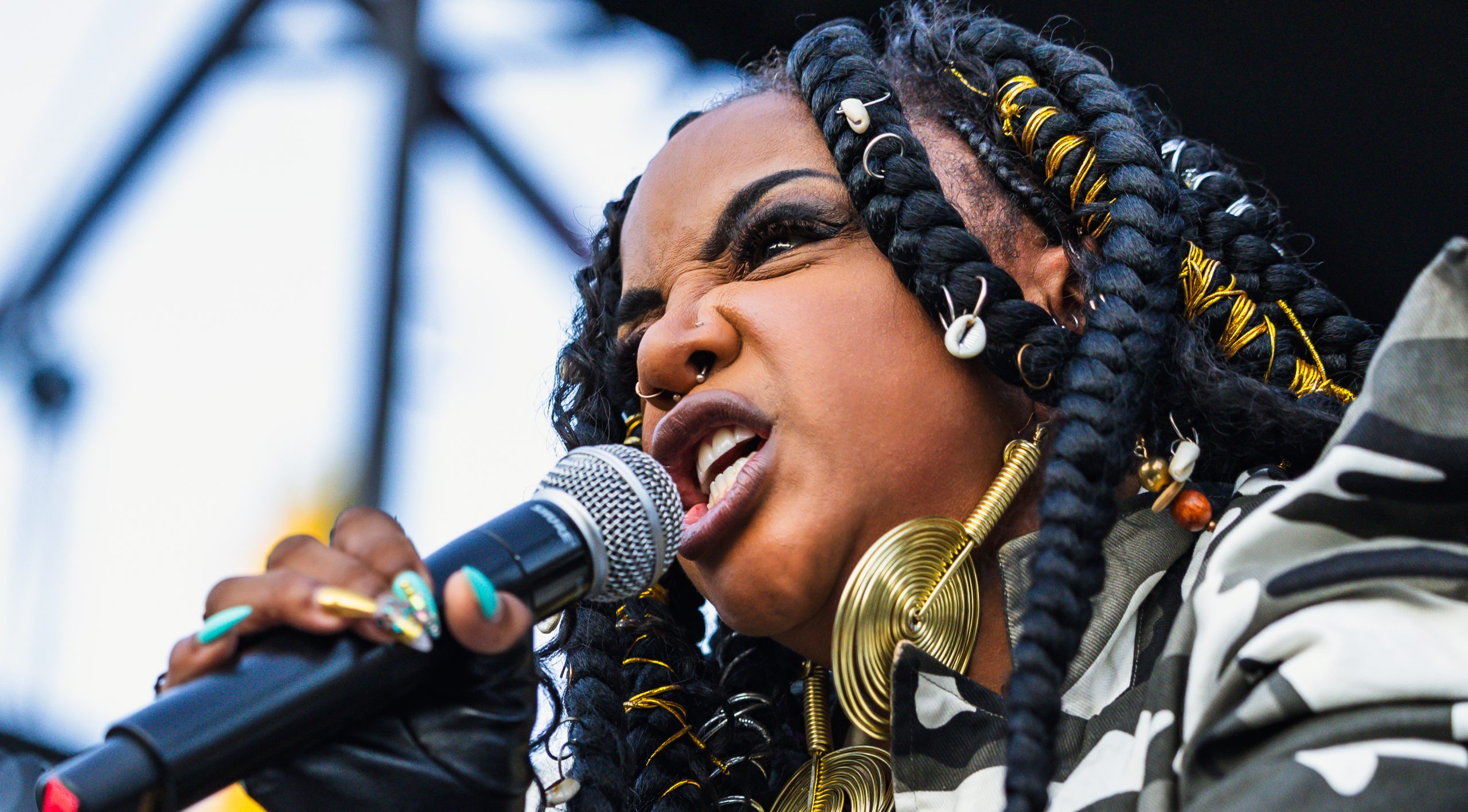 Jon B & Leela James Performing at the Vanport Jazz Festival [Photography]