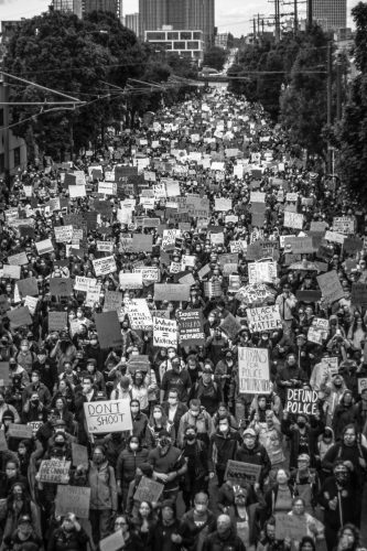 Take The Streets by Sai Stone (16 x 20 print, paired with Donovan Scribes Quote)